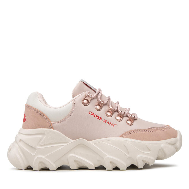 Sneakersy Cross Jeans Kk R C Nude Eobuwie Pl