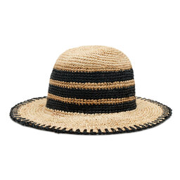 Manebi Hatt Manebi Panam Hat Black And Tan