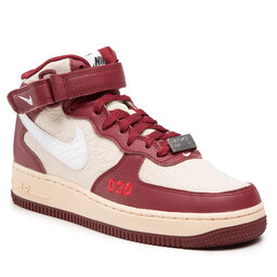 Nike Scarpe Nike Air Force 1 Mid DO7045 600 Team Red/White/Pearl White