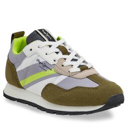 Pepe Jeans Sneakers Pepe Jeans Foster Boy Print PBS30554 Army Green 716