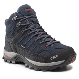 CMP Trekking-skor CMP Rigel Mid Trekking Shoes Wp 3Q12947 Asphalt/Syrah 62BN