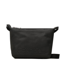 Calvin Klein Ck Must Camera Bag Lg Epi Mono Black Mono, Borsetta a  tracolla