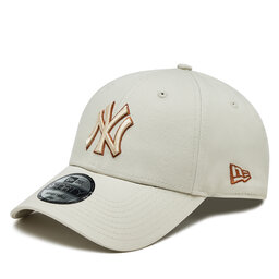 New Era 60298625 Jersey 9FORTY New York Yankees Cap Beige Man