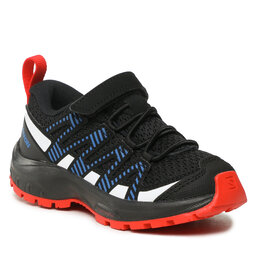 Salomon Trekking-skor Salomon Xa Pro V8 K 471415 04 W0 Black/Lapis Blue/Fiery Red