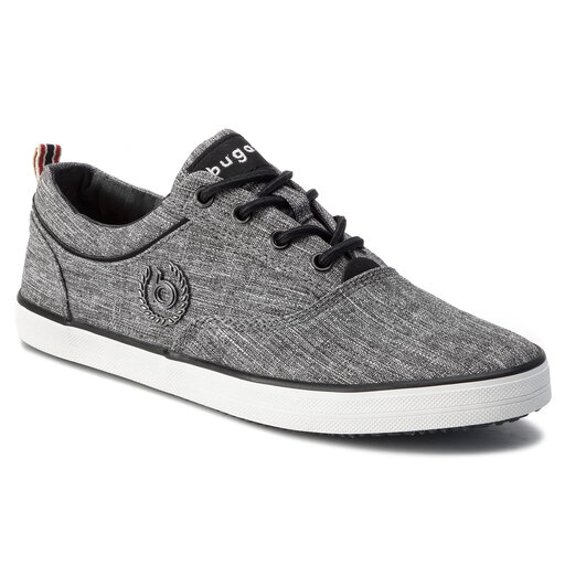 Bugatti Slip-on sneakers freizeitschoen lage schoen slipper met contrast-bies