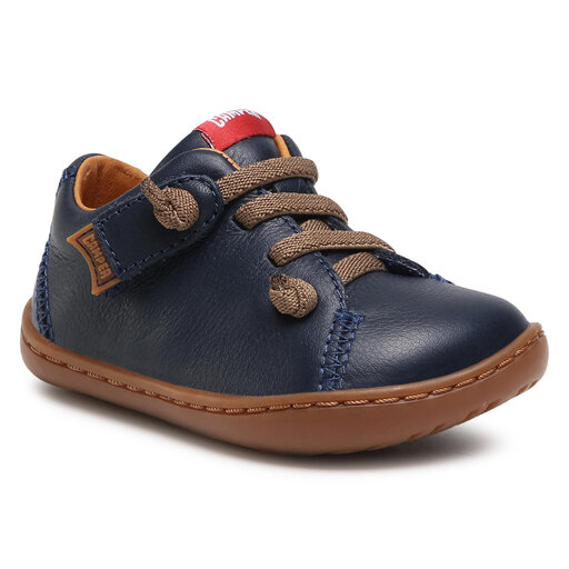 Scarpe Camper First Walker Per Bimbi - Pelle Blu Marino, Suola In Gomma, Taglie 0-24 Mesi - Foto 2
