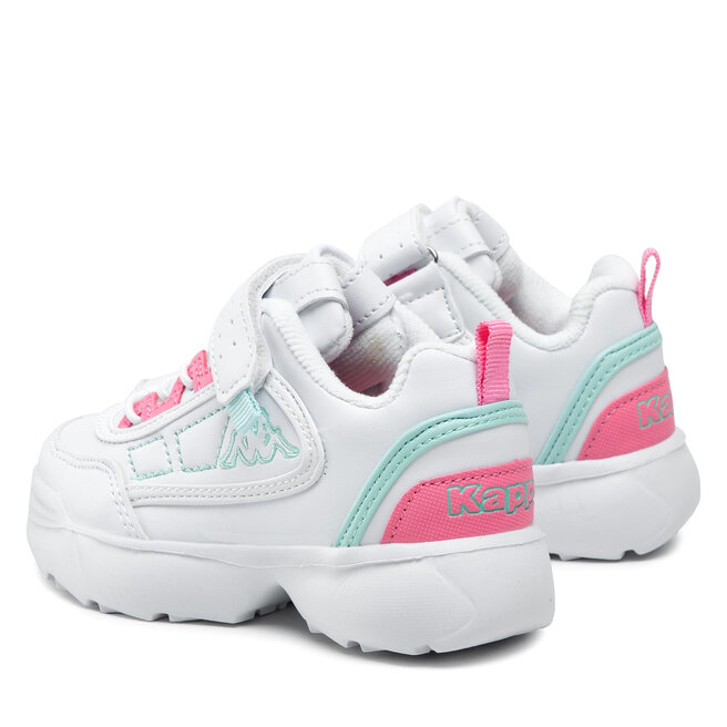 CamaragrancanariaShops 100 zapatillas | | más 50.5 niño 1037 minimalistas 260782MFK Kappa talla medio de niña running de Sneakers ritmo White/Mint