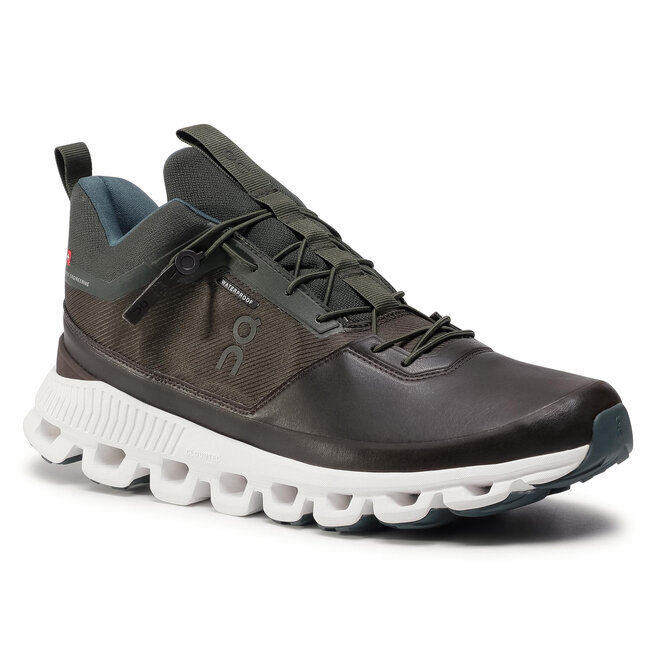 Sneakers On Cloud Hi Waterproof 2899675 Fir/Umber | chaussures.fr