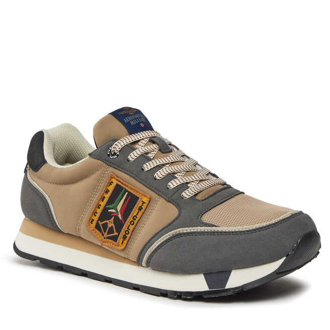 Zapatillas Aeronautica Militare 232SC258CT3222 Sand/Grey 94450 zapatos.es