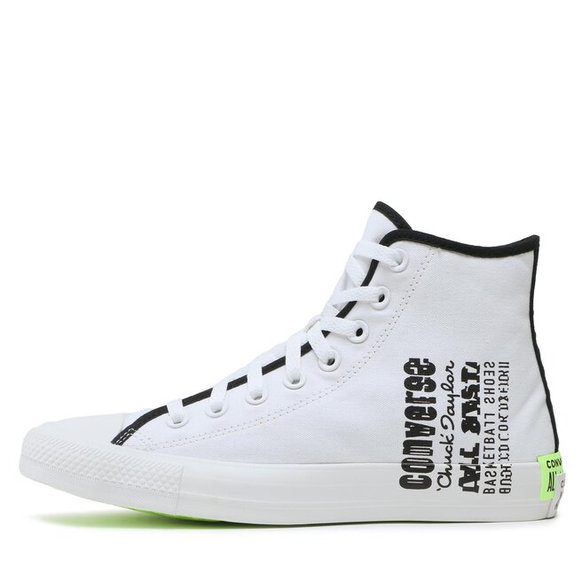 Converse Scarpe da ginnastica Converse converse chuck taylor ii 2 hi thunder White/Black/Green Beam